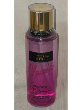 VICTORIA'S SECRET STRAWBERRIES & CHAMPAGNE Fragance Mist  8.4 OZ - Discontinued